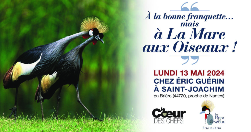 Les tables rondes de l’événement de la revue Le Cœur des Chefs à La Mare aux Oiseaux, chez Eric Guérin