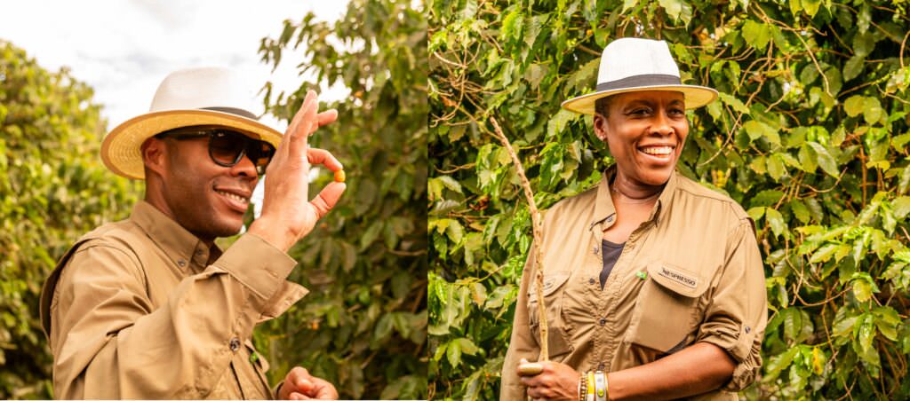 Nespresso Professionnel  : « Voyage en pays producteur », avec Georgiana Viou et Marcel Ravin