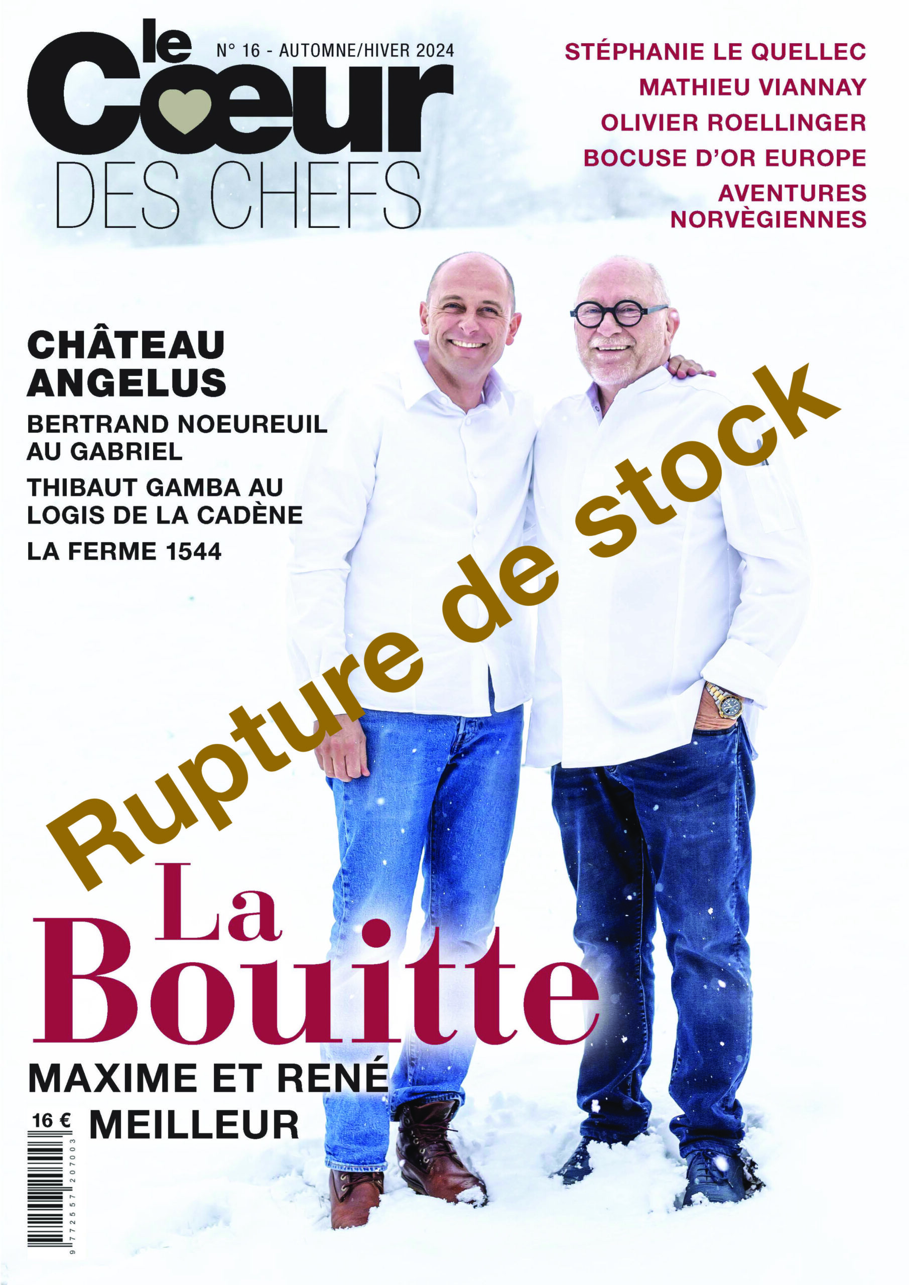 Revue Le Coeur des Chefs n°16 - Automne/ Hiver 2024-2025